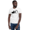 Black "D" Logo Short-Sleeve Cotton Unisex T-Shirt - Image 2