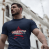 Patriotic Freedom T-Shirt | Unisex Softstyle Tee, Independence Day Gift, Casual Wear, Memorial Day Apparel, Star Design - Image 2