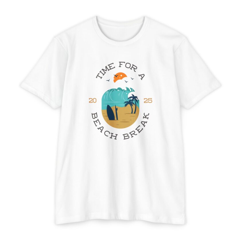 Beach Break Graphic T-Shirt, Casual Summer Tee, Vacation Shirt, Fun Graphic Tee