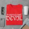 "Handsome Devil" Halloween Costume Men's T-shirt - Image 7