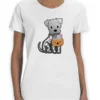 Dog Skeleton Halloween T-shirt -SmartPrintsInk Designs - Image 2