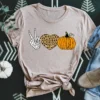 Peace Love Halloween T-Shirt - Image 3