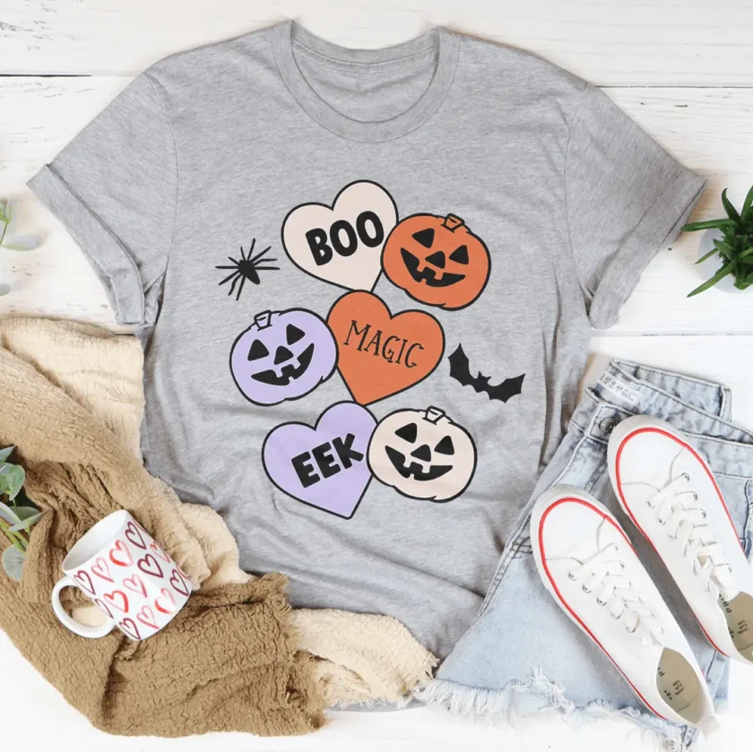 Halloween Candy Hearts T-Shirt