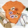 Halloween Candy Hearts T-Shirt - Image 2
